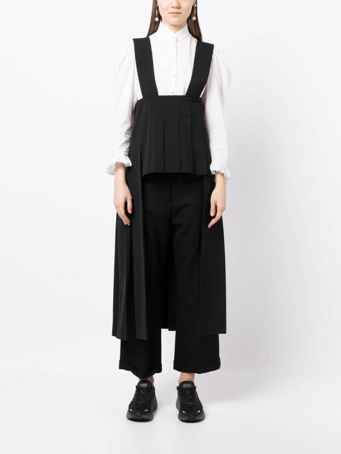 Comme Des Garçons Comme Des Garçons Geplooide jurk Zwart