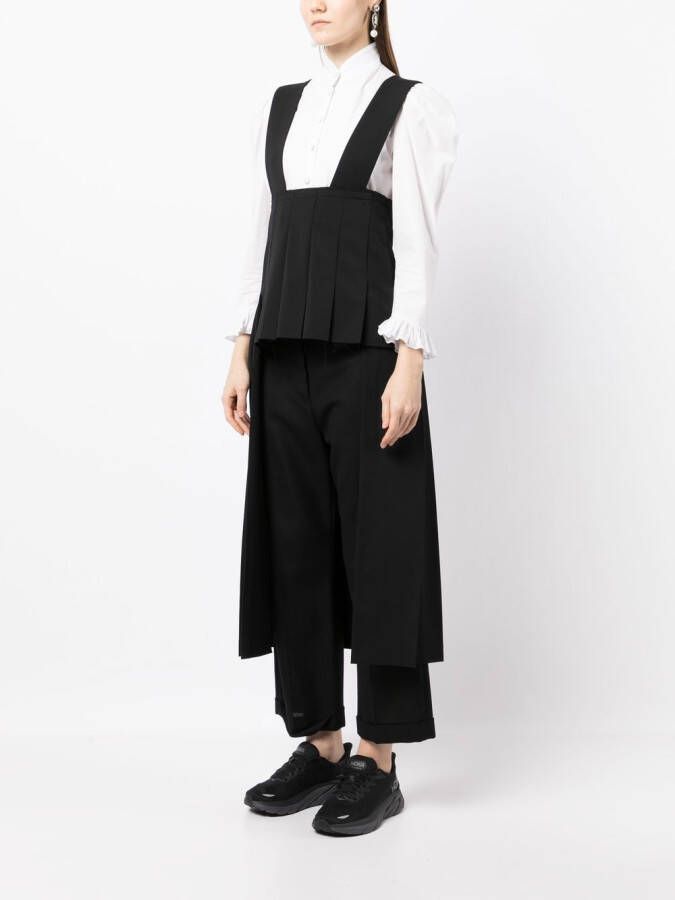Comme Des Garçons Comme Des Garçons Geplooide jurk Zwart