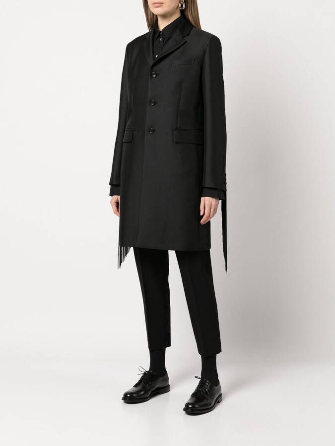 Comme Des Garçons Comme Des Garçons Jas met enkele rij knopen Zwart