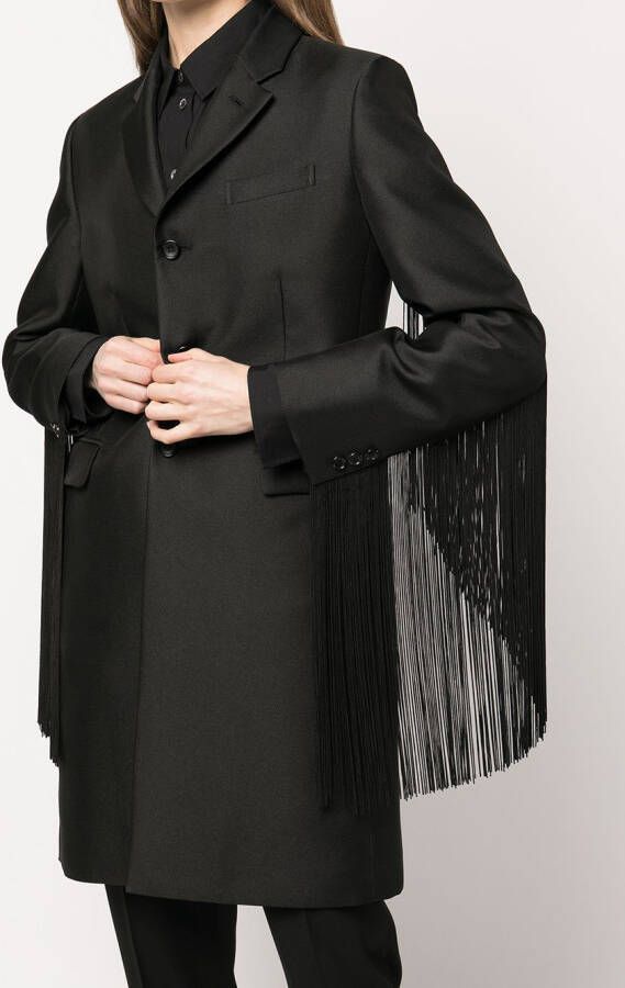 Comme Des Garçons Comme Des Garçons Jas met enkele rij knopen Zwart