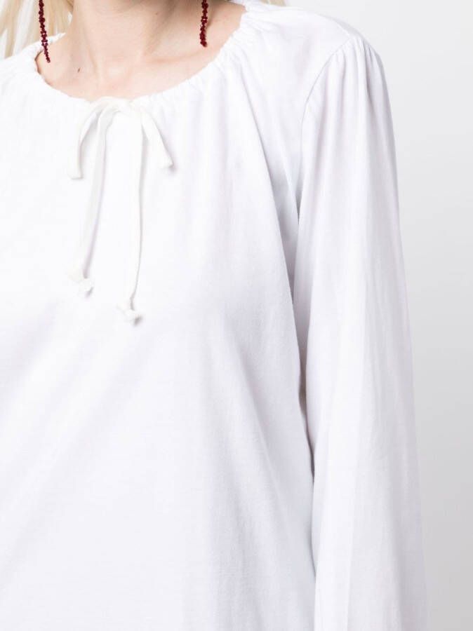 Comme Des Garçons Comme Des Garçons Blouse met lange mouwen Wit