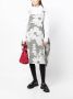 Comme Des Garçons Comme Des Garçons Midi-jurk met bloemenprint Zwart - Thumbnail 2