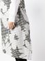 Comme Des Garçons Comme Des Garçons Midi-jurk met bloemenprint Zwart - Thumbnail 5