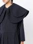Comme Des Garçons Comme Des Garçons Midi-jurk met oversized kraag Blauw - Thumbnail 5