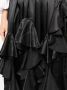 Comme Des Garçons Comme Des Garçons Midi-rok met ruches Zwart - Thumbnail 5