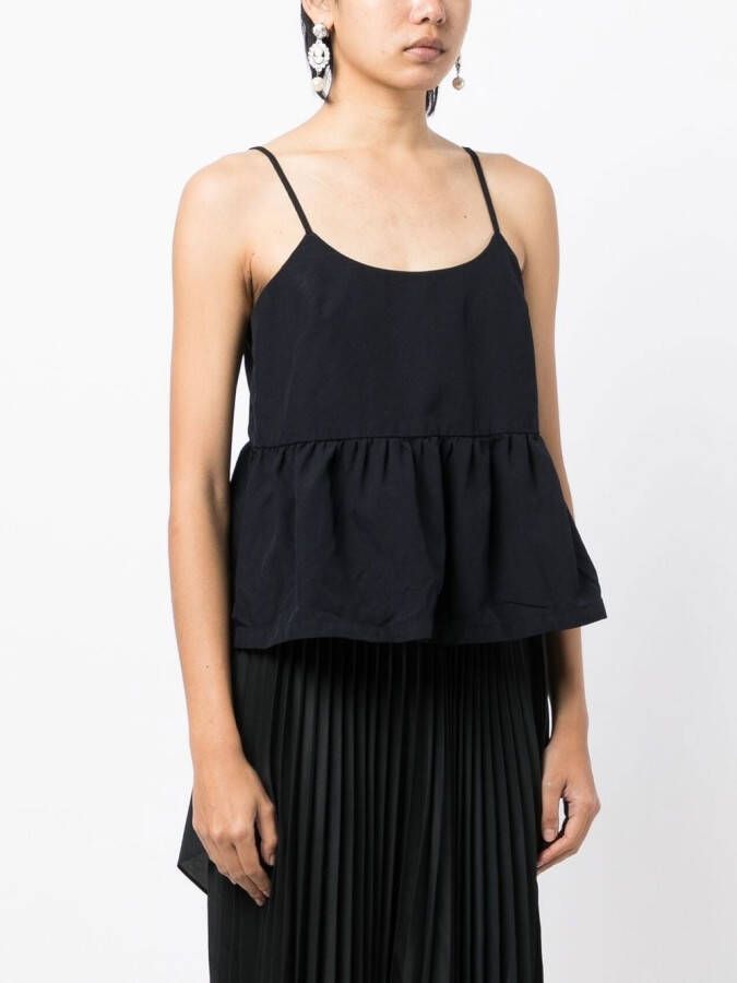 Comme Des Garçons Comme Des Garçons Mouwloze top Blauw