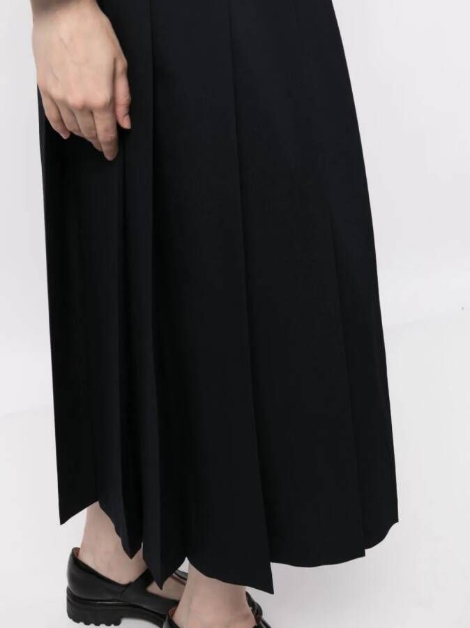 Comme Des Garçons Comme Des Garçons Wollen plooirok Zwart