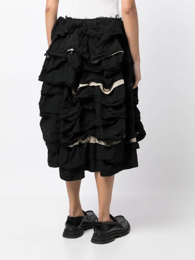 Comme Des Garçons Comme Des Garçons Asymmetrische rok Zwart