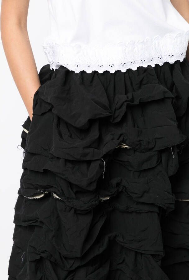 Comme Des Garçons Comme Des Garçons Asymmetrische rok Zwart