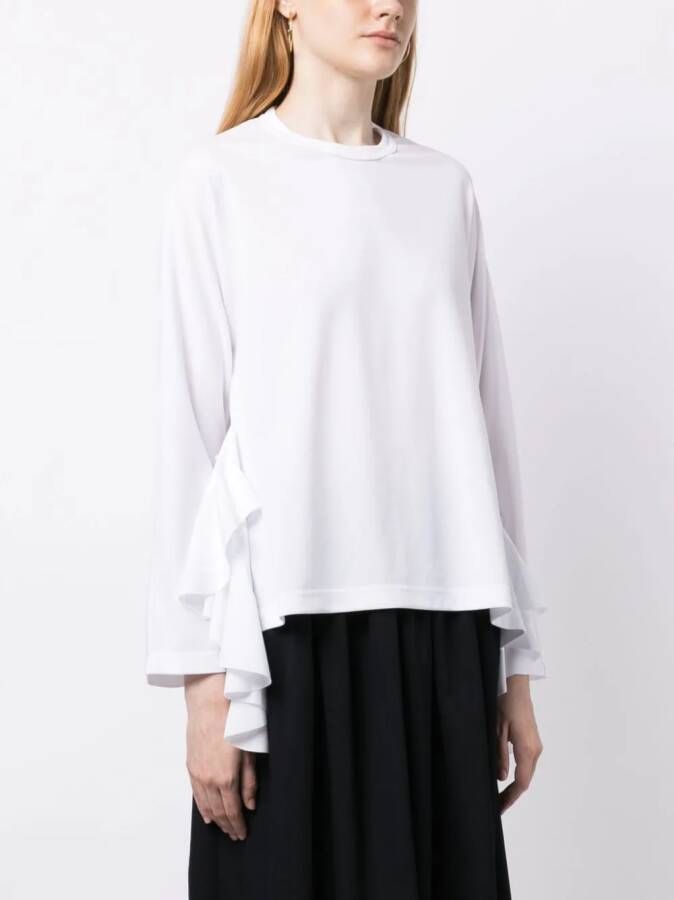 Comme Des Garçons Comme Des Garçons Top met lange mouwen Wit