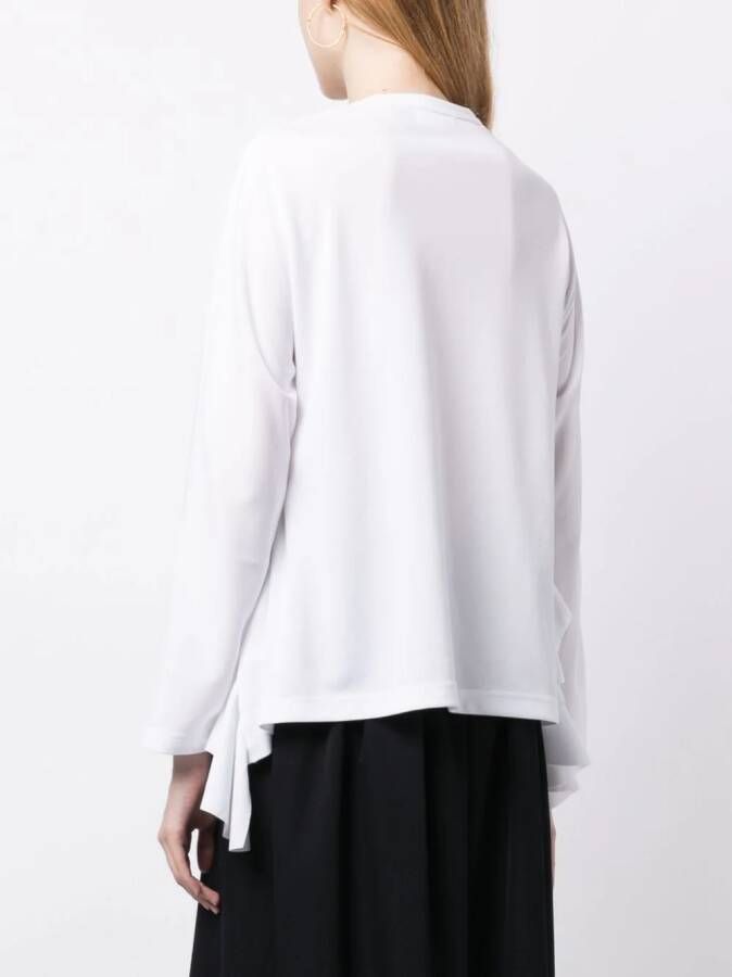 Comme Des Garçons Comme Des Garçons Top met lange mouwen Wit