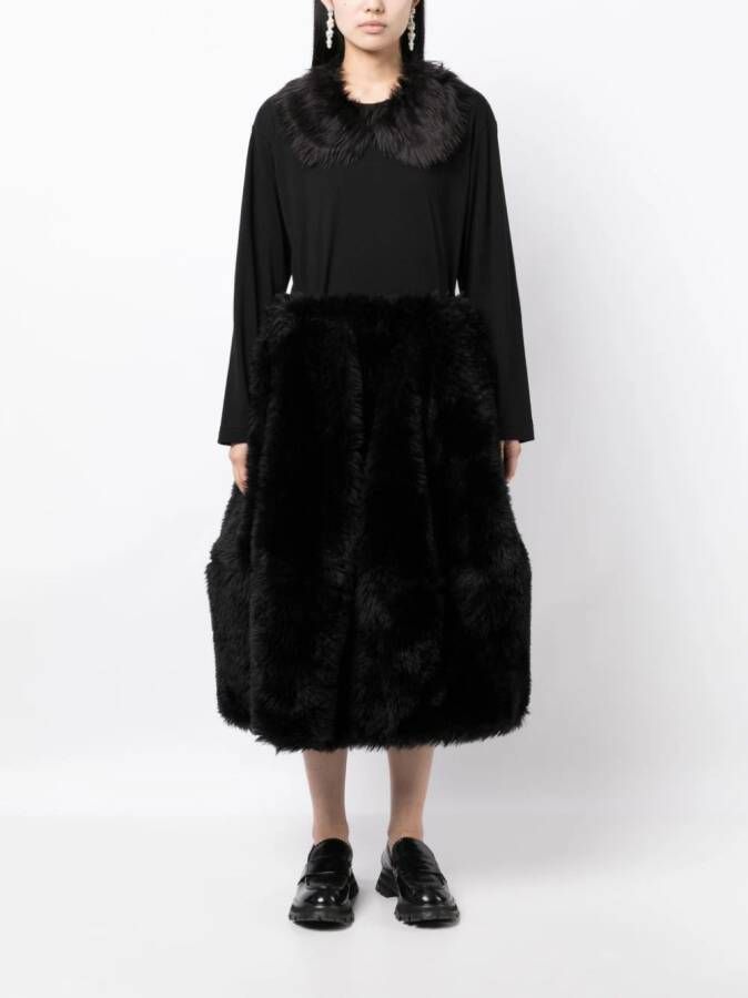Comme Des Garçons Jas met enkele rij knopen Zwart