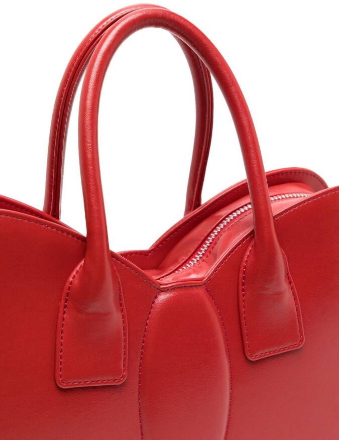 Comme Des Garçons Girl Leren tas Rood