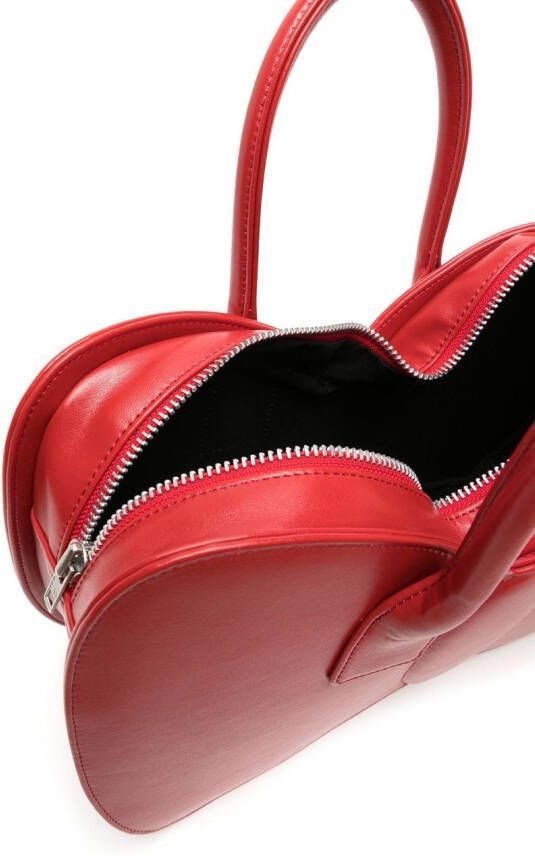 Comme Des Garçons Girl Leren tas Rood