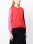 Comme Des Garçons Girl Trui met colourblocking Rood - Thumbnail 3
