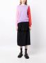 Comme Des Garçons Girl Trui met colourblocking Roze - Thumbnail 2