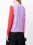 Comme Des Garçons Girl Trui met colourblocking Roze - Thumbnail 4