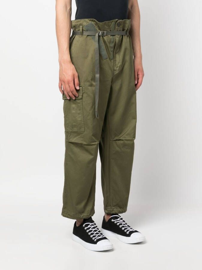 Comme des Garçons Homme Cargo broek Groen