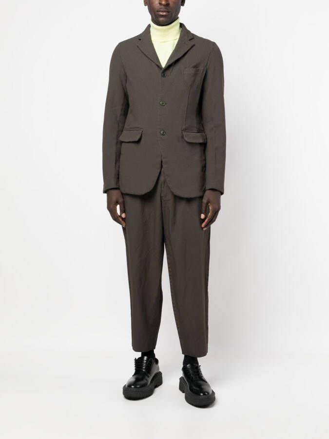 Comme des Garçons Homme Deux Blazer met enkele rij knopen Groen