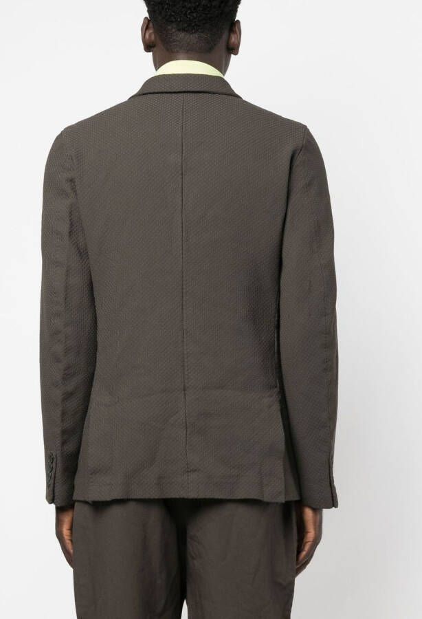 Comme des Garçons Homme Deux Blazer met enkele rij knopen Groen