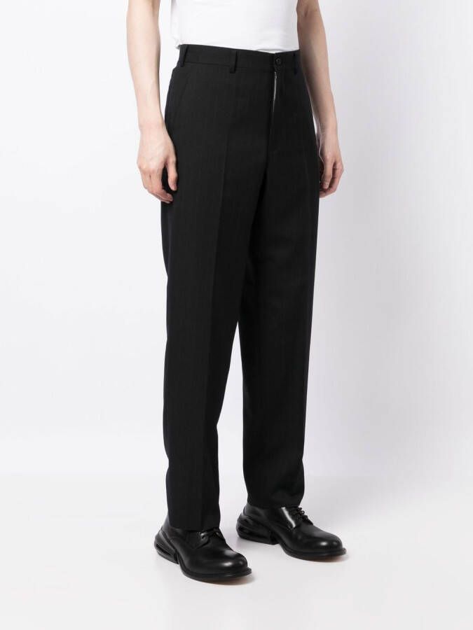 Comme des Garçons Homme Deux Pantalon met krijtstreep Zwart