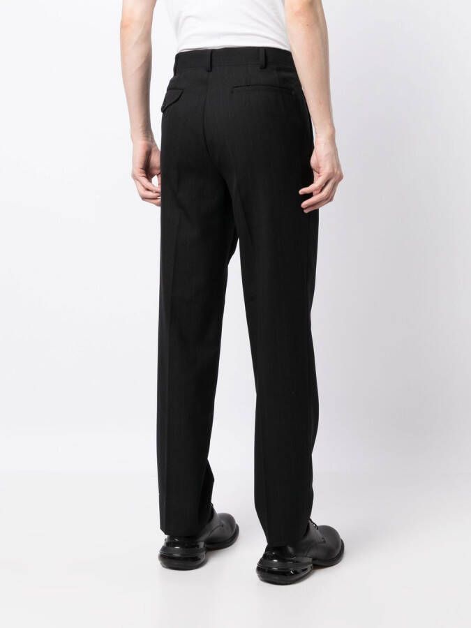 Comme des Garçons Homme Deux Pantalon met krijtstreep Zwart