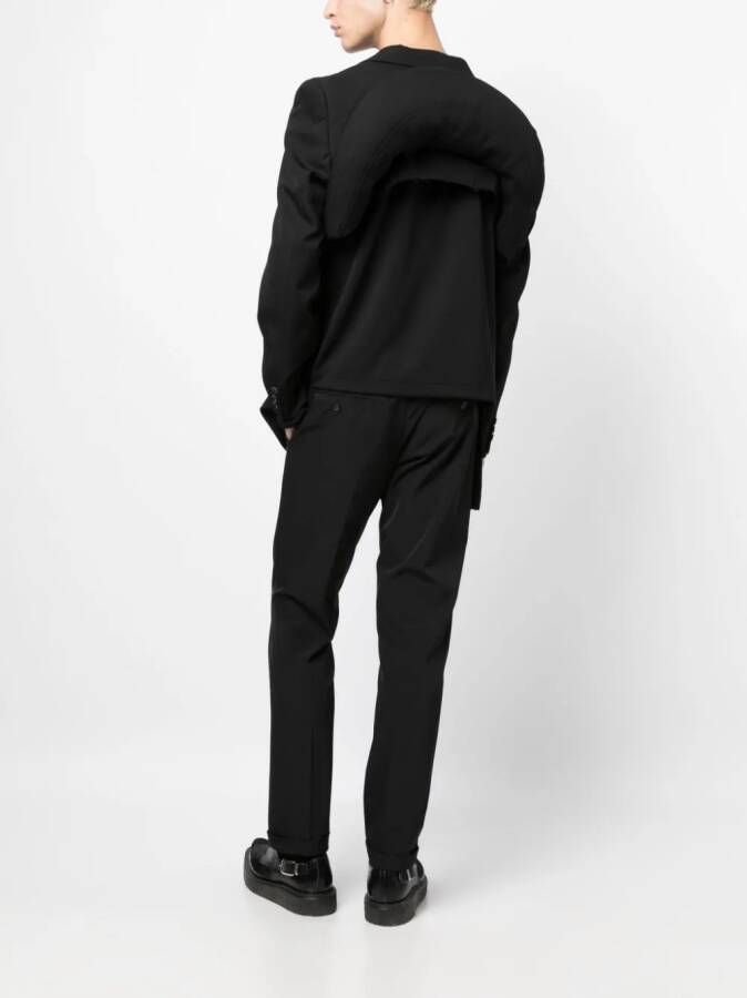 Comme des Garçons Homme Plus Cropped blazer Zwart