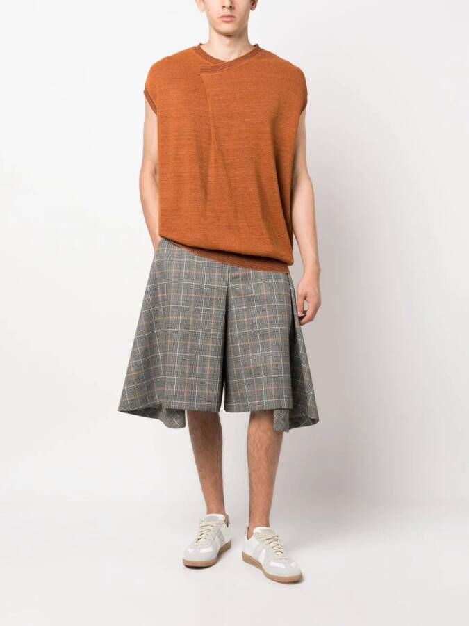 Comme des Garçons Homme Plus Asymmetrische shorts Zwart