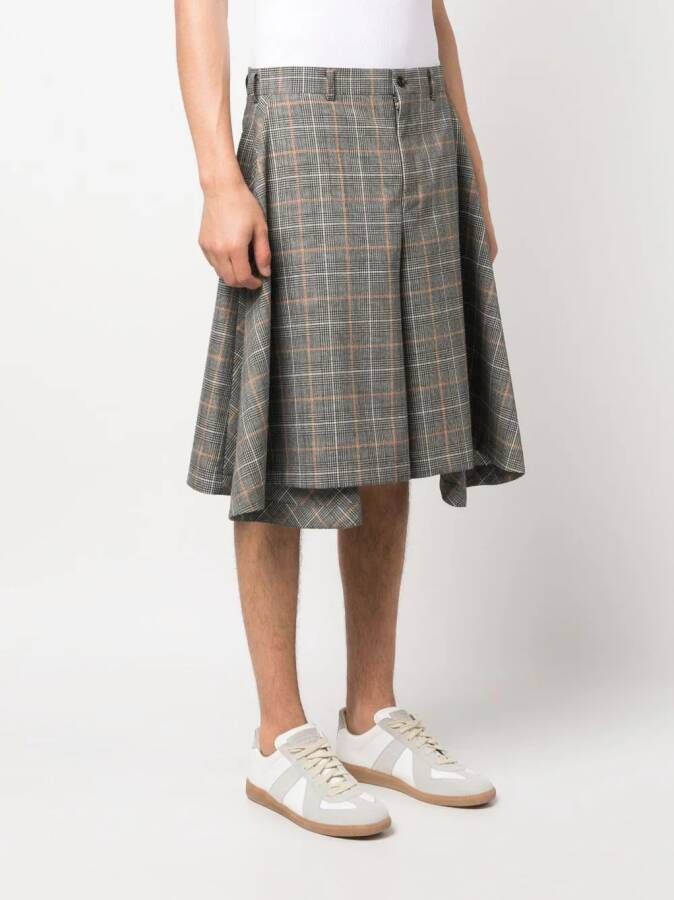 Comme des Garçons Homme Plus Asymmetrische shorts Zwart