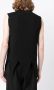 Comme des Garçons Homme Plus Asymmetrische top Zwart - Thumbnail 4