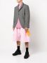 Comme des Garçons Homme Plus Blazer met colourblocking Grijs - Thumbnail 3