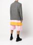 Comme des Garçons Homme Plus Blazer met colourblocking Grijs - Thumbnail 4