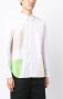 Comme des Garçons Homme Plus T-shirt met colourblocking Wit - Thumbnail 3