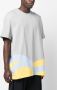 Comme des Garçons Homme Plus T-shirt met contrasterend detail Grijs - Thumbnail 3