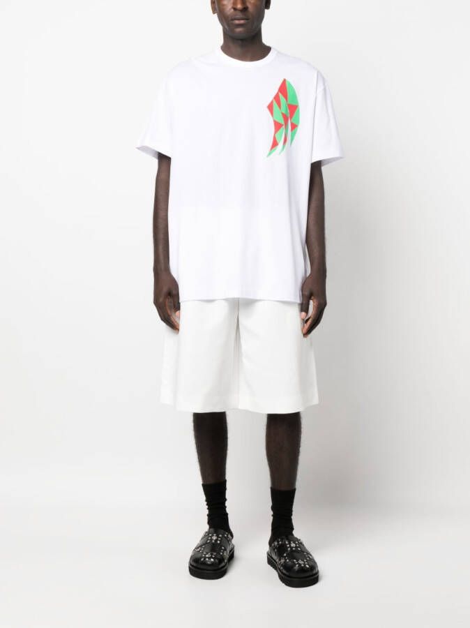 Comme des Garçons Homme Plus T-shirt met print Wit