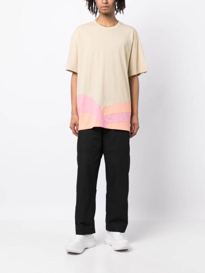 Comme des Garçons Homme Plus T-shirt met print Bruin