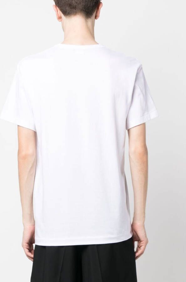Comme des Garçons Homme Plus T-shirt met print Wit