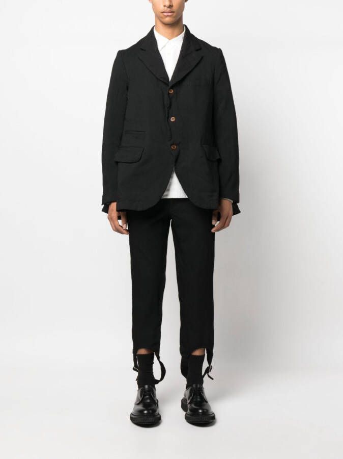 Comme des Garçons Homme Plus High waist broek Zwart