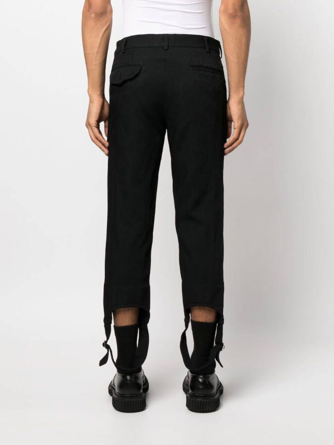 Comme des Garçons Homme Plus High waist broek Zwart