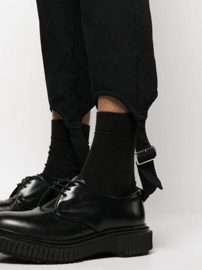 Comme des Garçons Homme Plus High waist broek Zwart