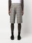 Comme des Garçons Homme Plus Shorts met pied-de-poule print Zwart - Thumbnail 4