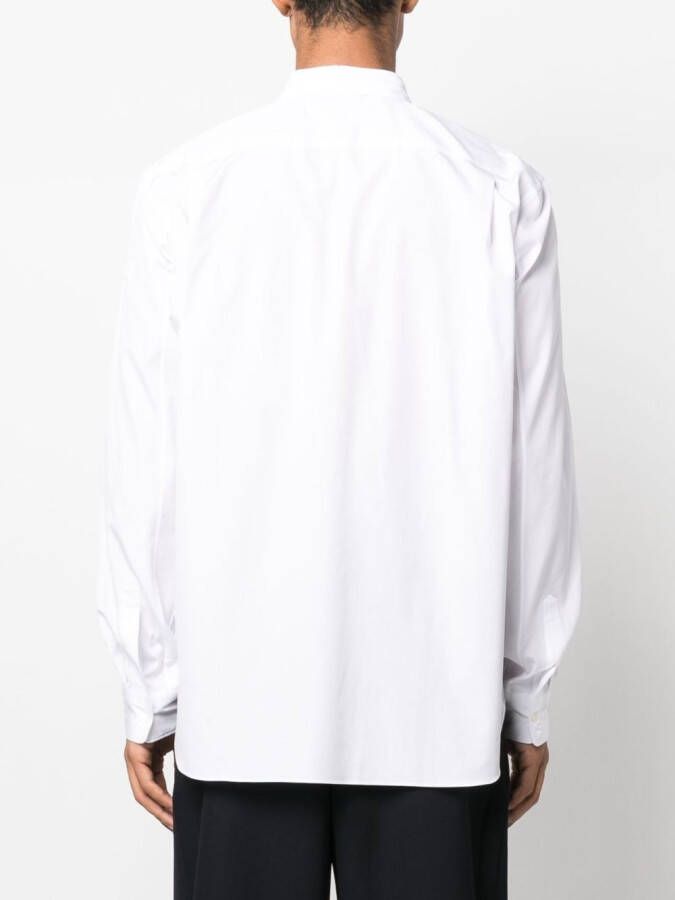 Comme des Garçons Homme Plus Overhemd met opgestikte zak Wit