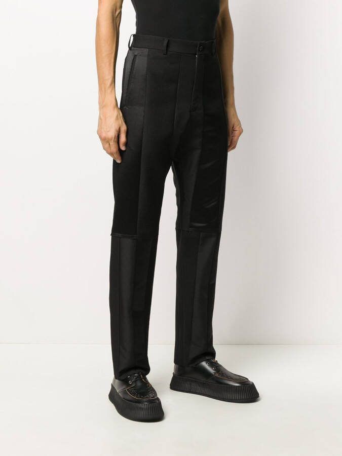 Comme des Garçons Homme Plus Straight broek Zwart