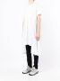 Comme des Garçons Homme Plus T-shirt met asymmetrische afwerking Wit - Thumbnail 3