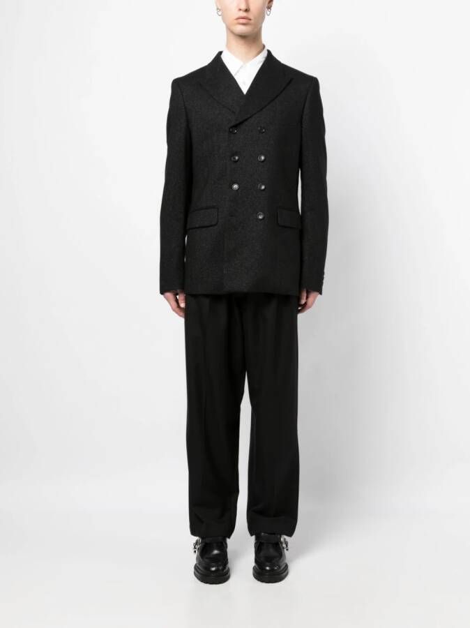 Comme des Garçons Homme Plus Blazer met textuur Zwart