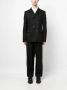 Comme des Garçons Homme Plus Blazer met textuur Zwart - Thumbnail 2