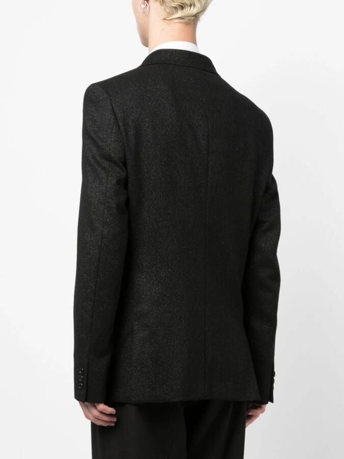 Comme des Garçons Homme Plus Blazer met textuur Zwart
