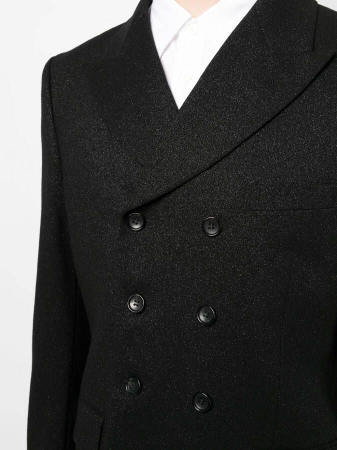 Comme des Garçons Homme Plus Blazer met textuur Zwart