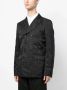 Comme des Garçons Homme Plus Blazer met textuur Zwart - Thumbnail 3