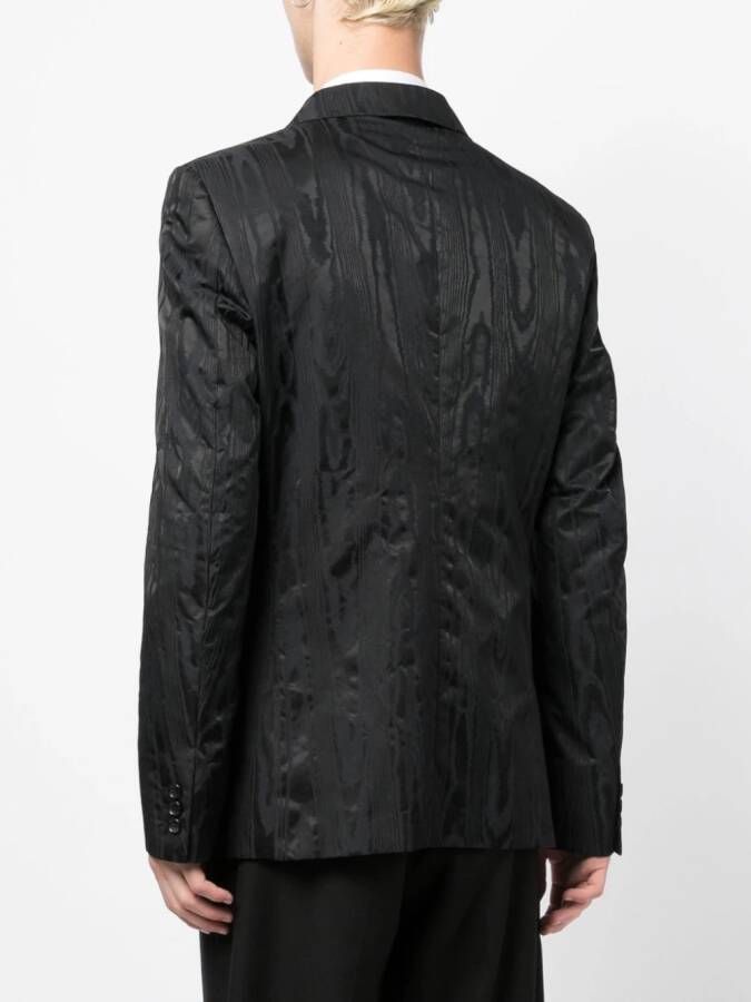 Comme des Garçons Homme Plus Blazer met textuur Zwart